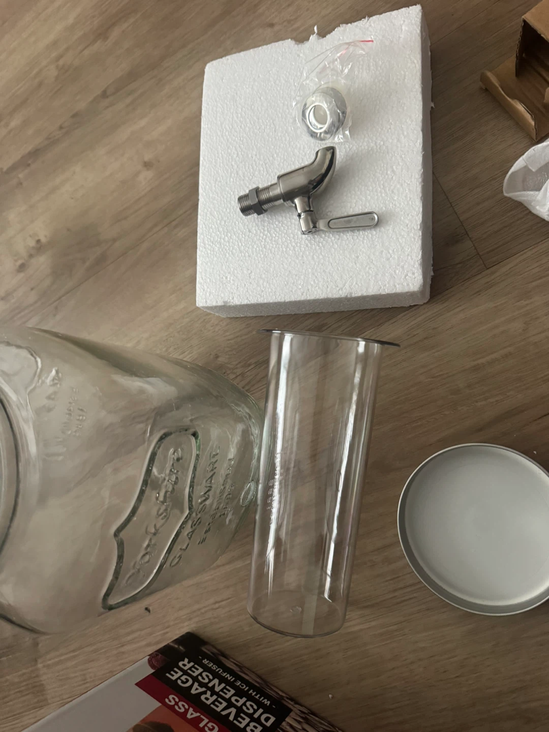Finedine 1 Gallon Glass Beverage Dispenser – NEW - photo 5