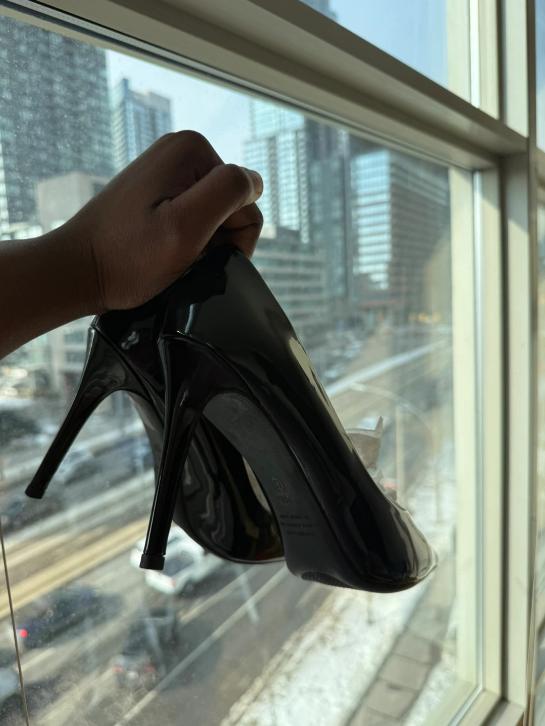 BIGTREE Black Patent Stilettos - photo 5