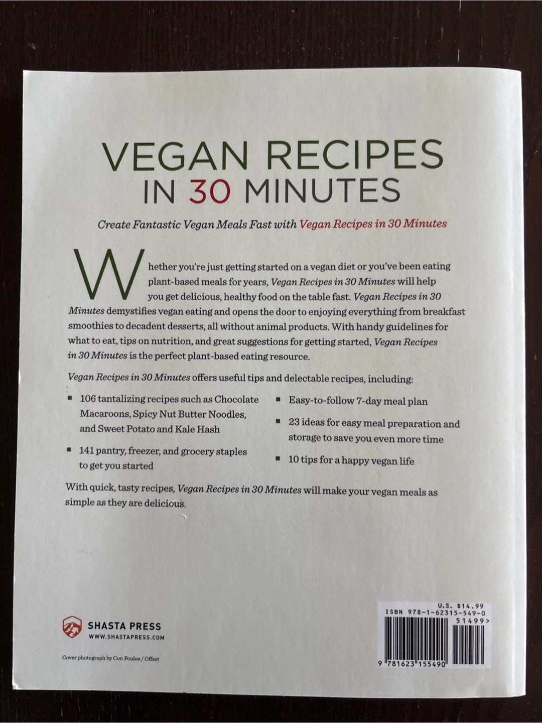 Vegan Recipes in 30 Minutes Cookbook - photo 2