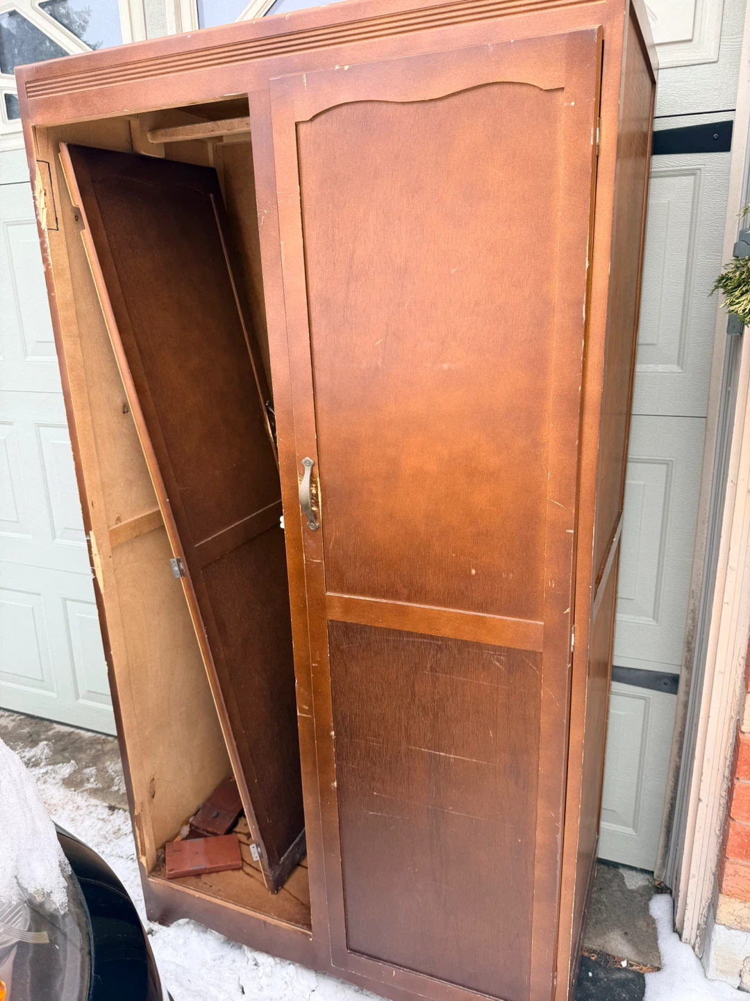 Wooden Wardrobe Armoire
