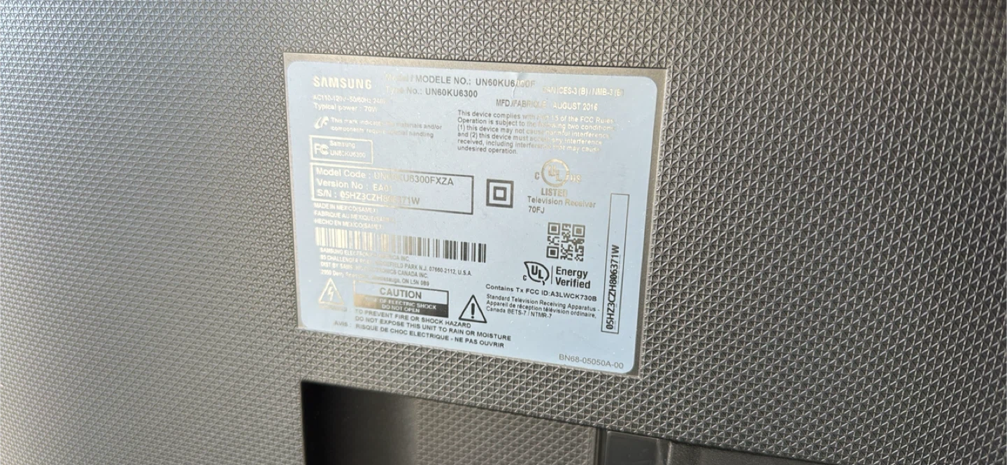Samsung UN60KU6300 60-Inch 4K UHD Smart TV - photo 3