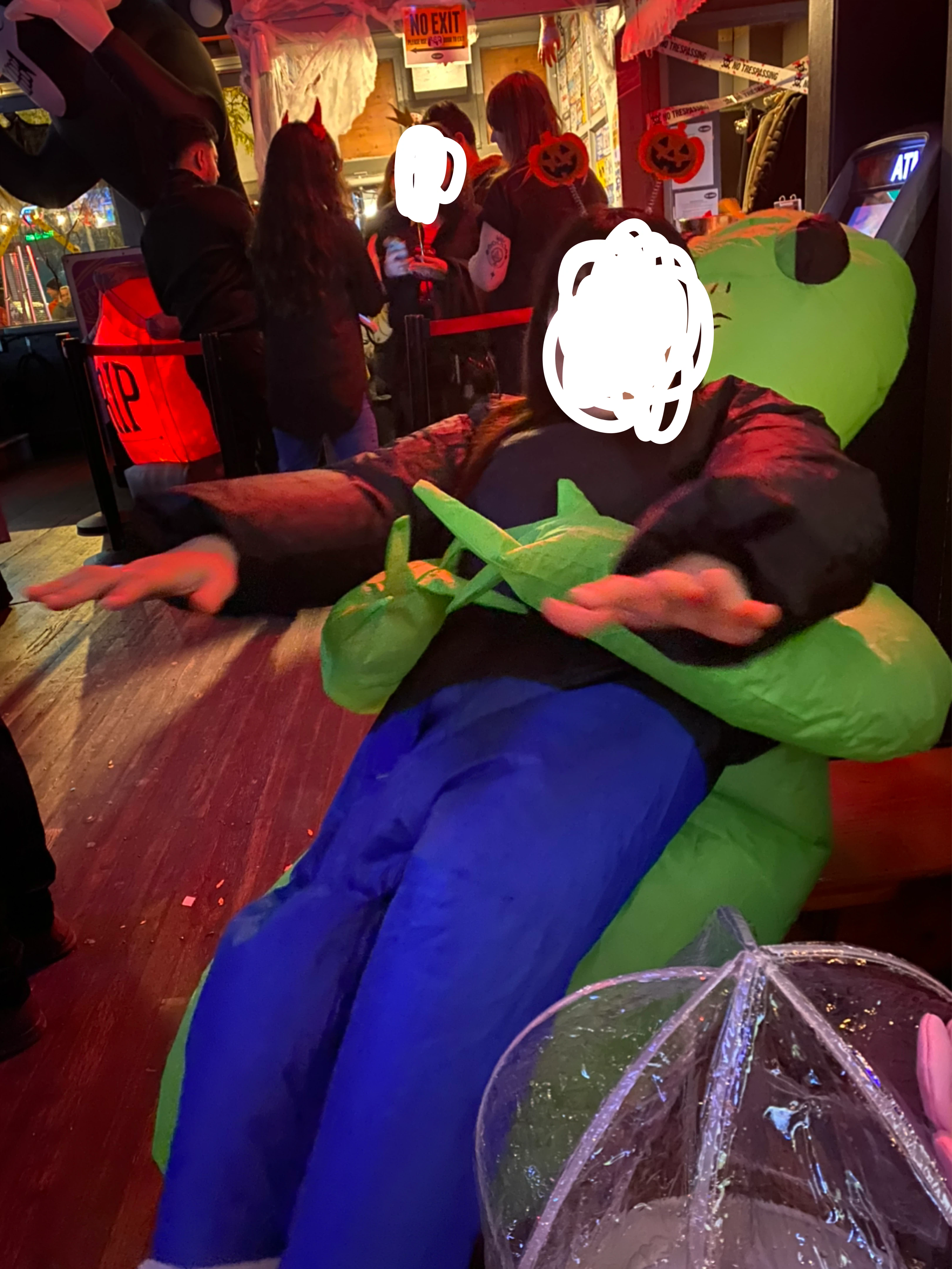 Inflatable Alien Costume - Adult Size L - photo 3