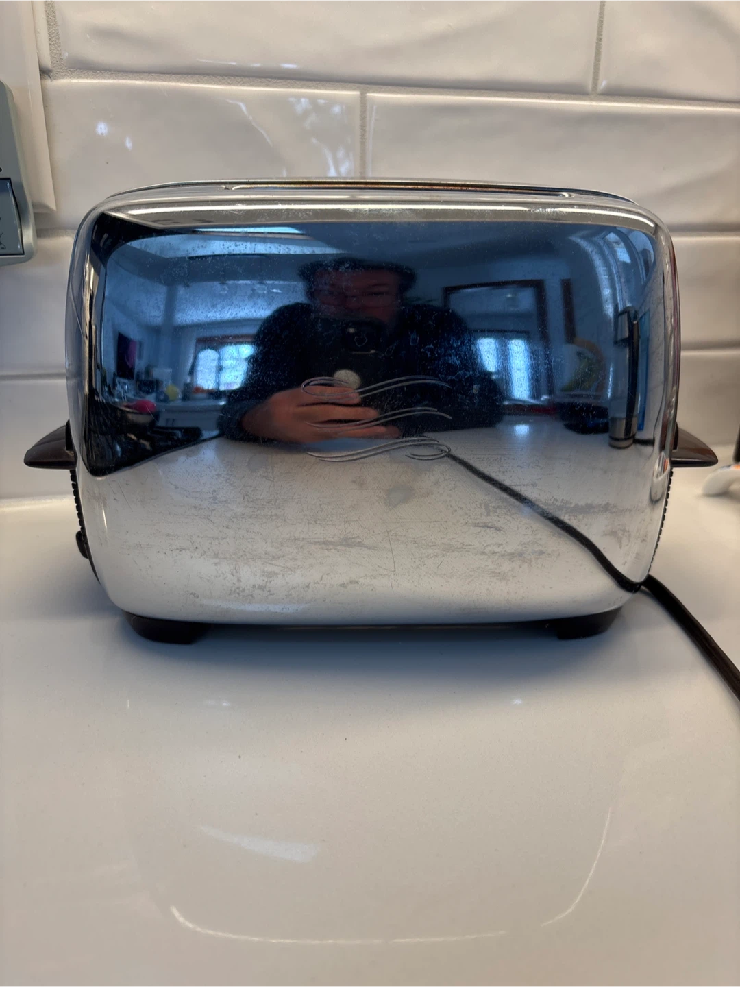Vintage General Electric Chrome Toaster - photo 2