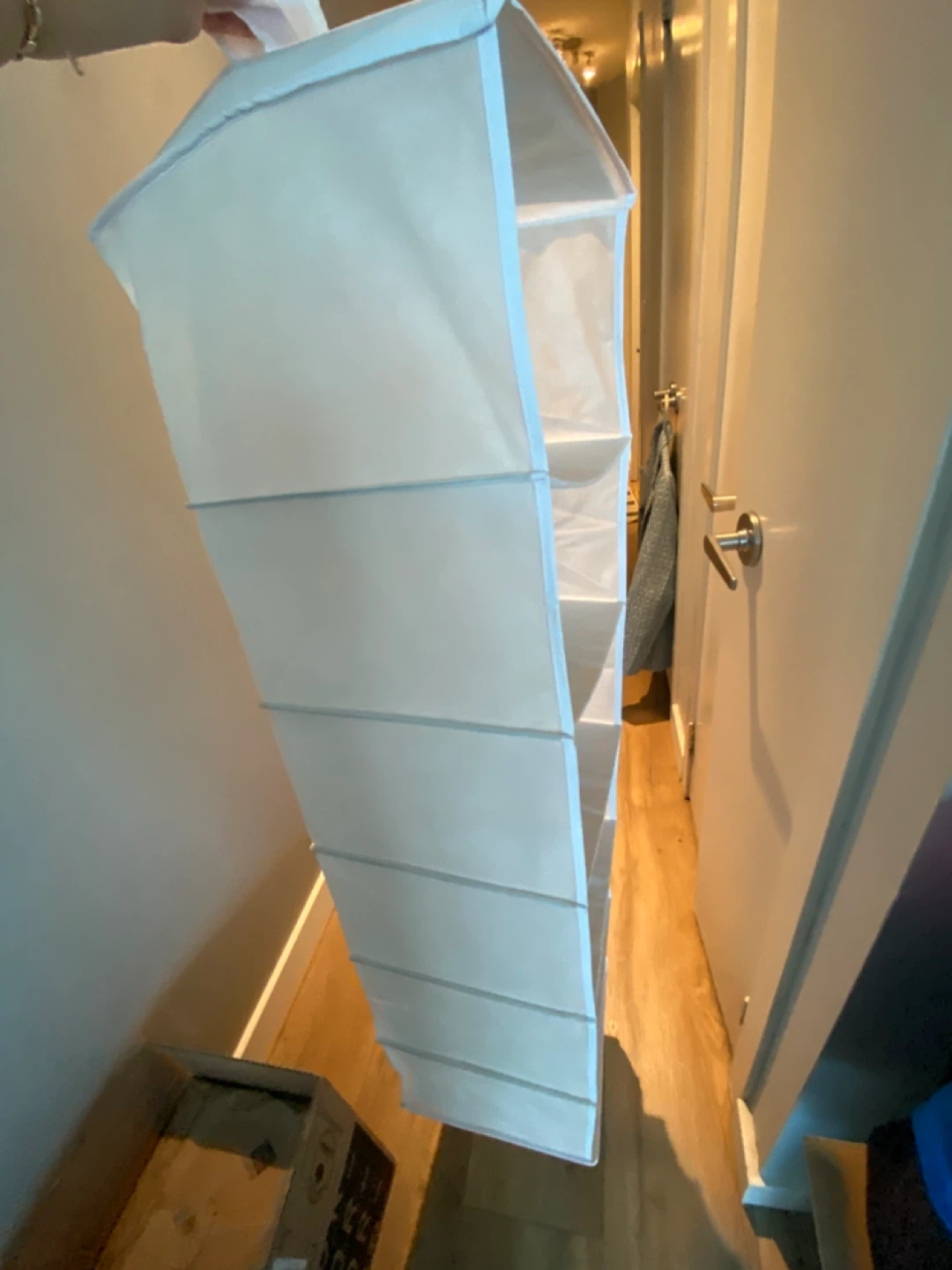 Wardrobe organizer white