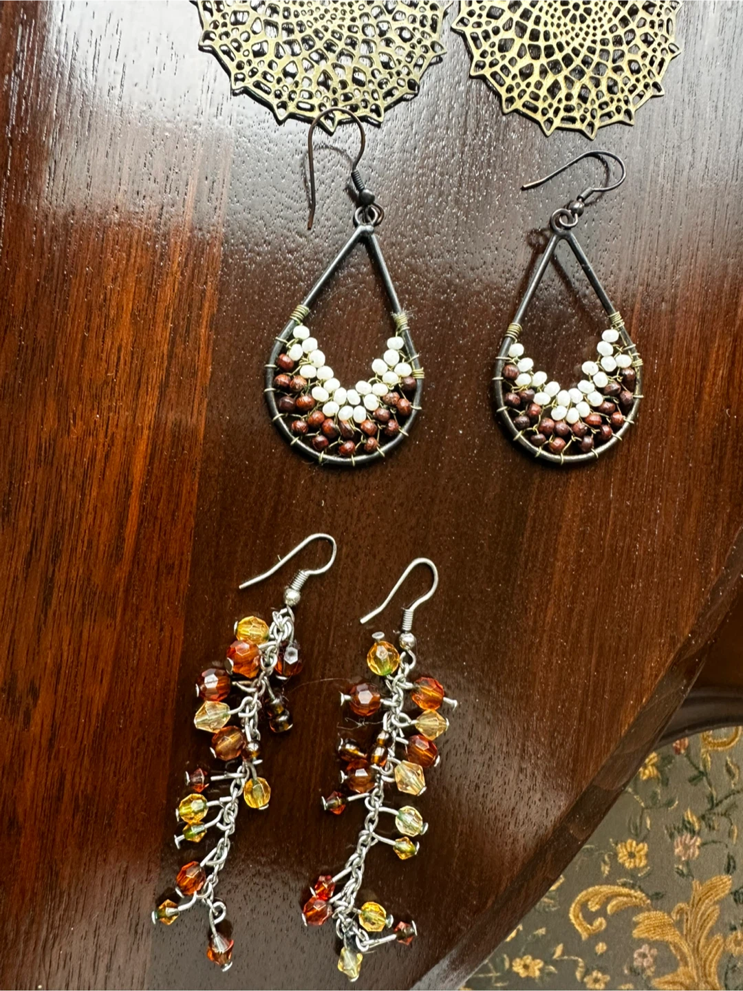 Y2K Earth Tones Earrings - photo 3
