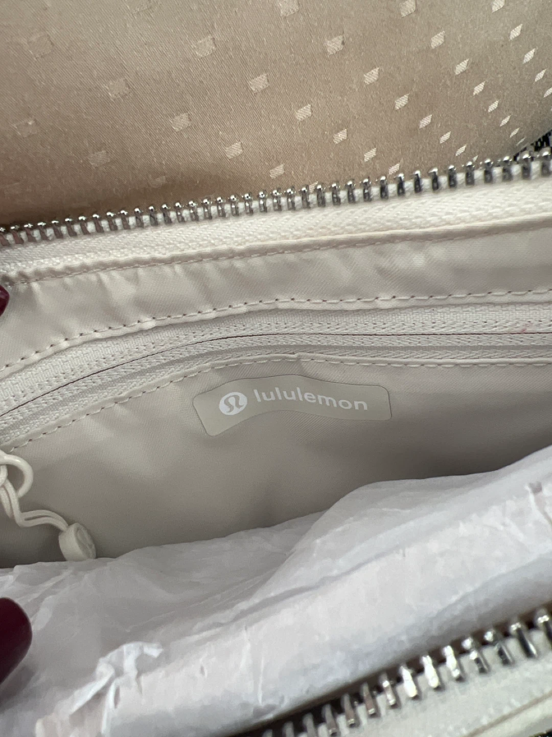 Lululemon White/Cream Shoulder Bag - photo 3