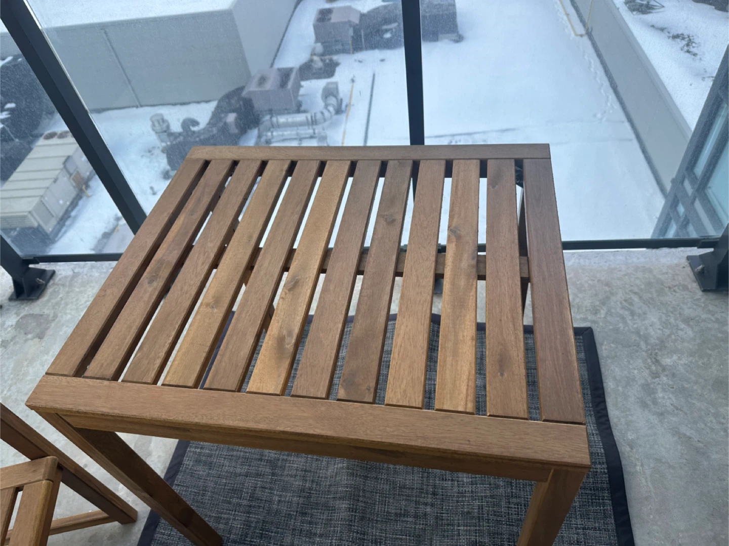 Ikea Wooden Outdoor Table - photo 2