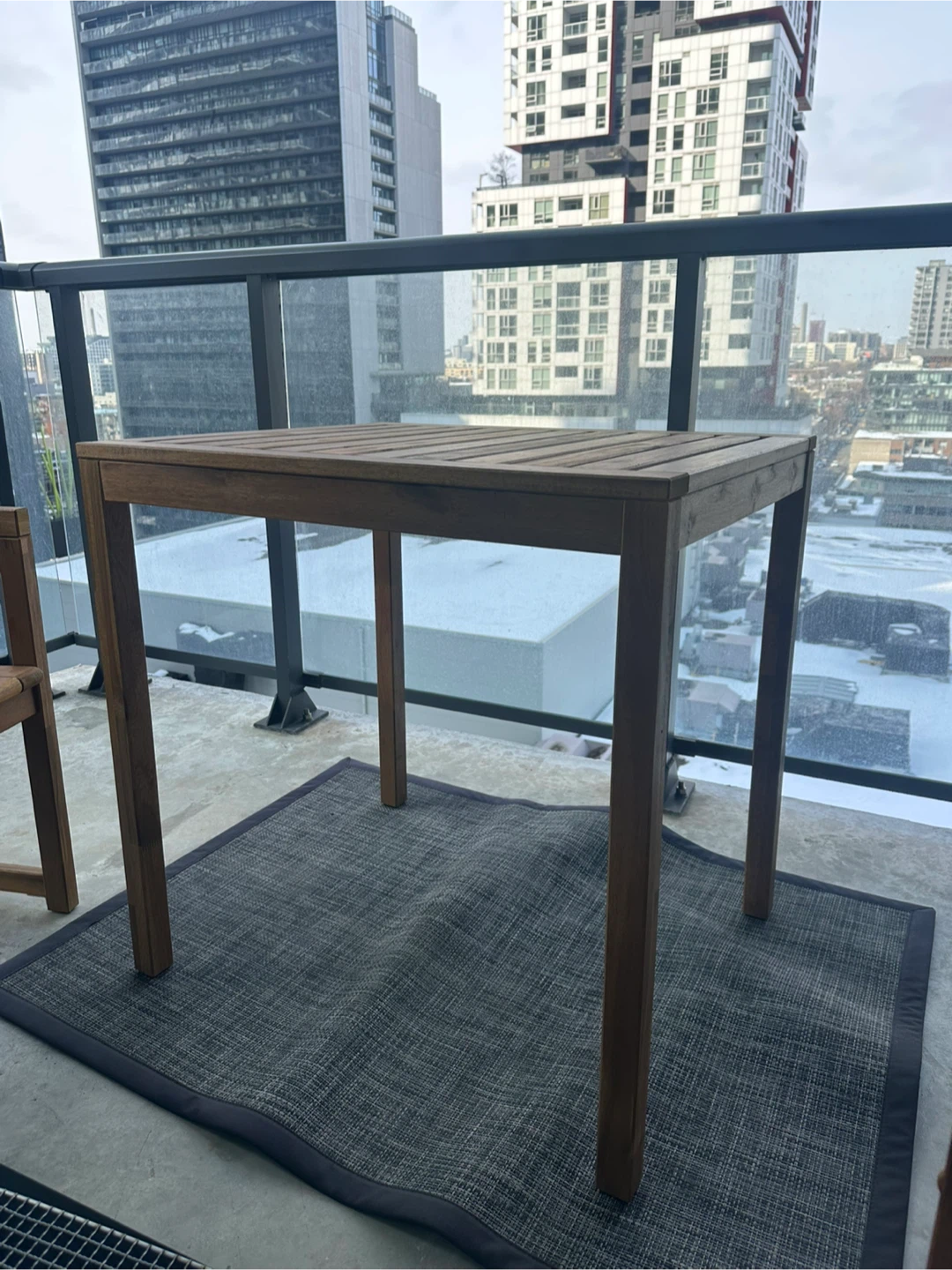 Ikea Wooden Outdoor Table