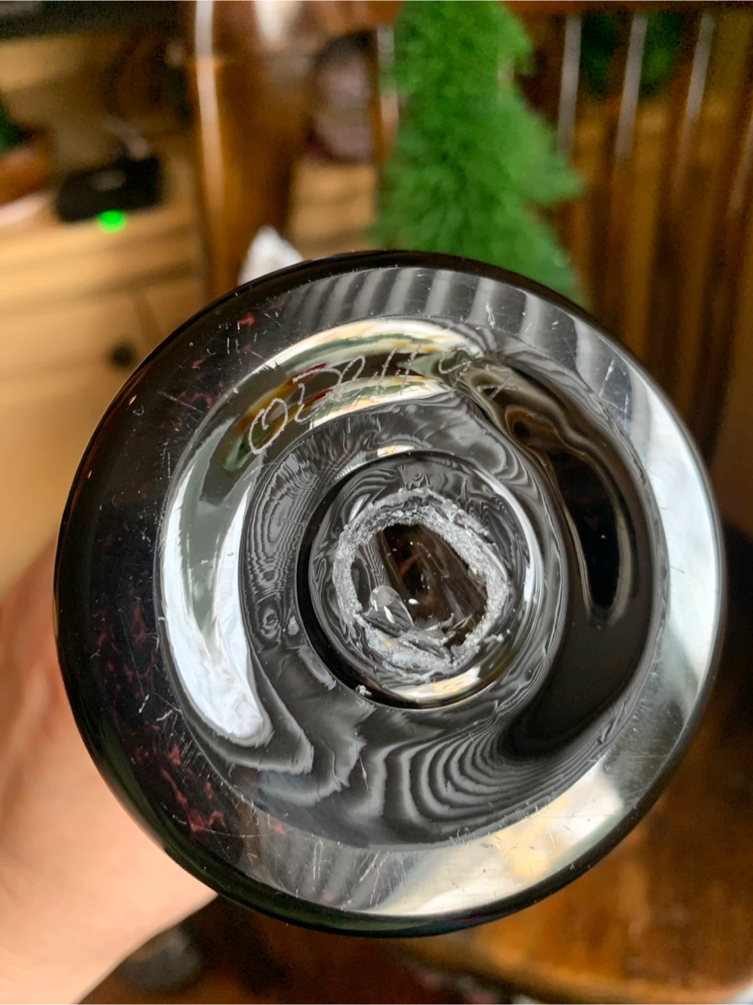 Stunning Vintage Cream Swirl Art Studio Glass Vase - photo 3