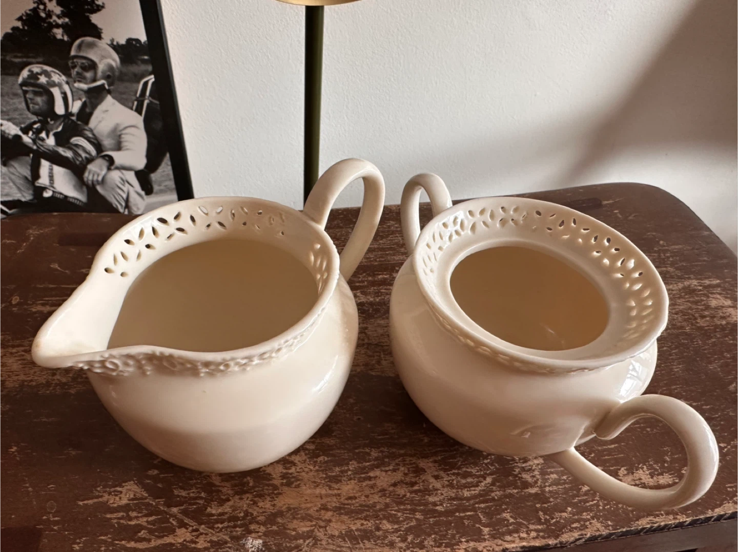 I. Godinger & Co Creamer and Sugar Bowl Set