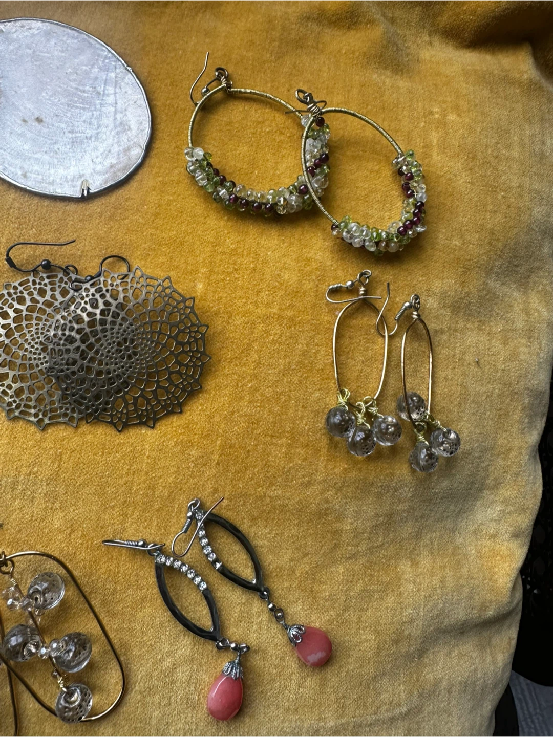 Y2K Earth Tones Earrings Lot - photo 4