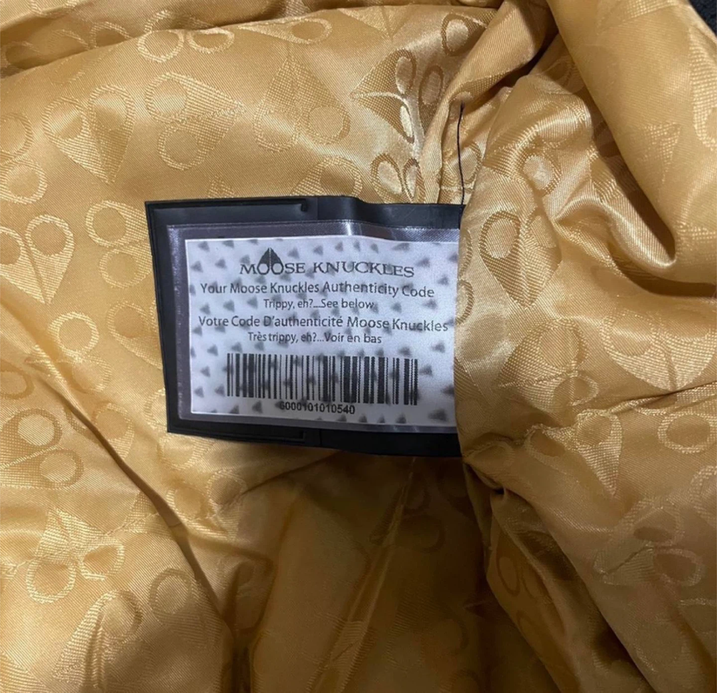 Moose Knuckles Black/Gold Bomber Jacket - Size S - photo 5