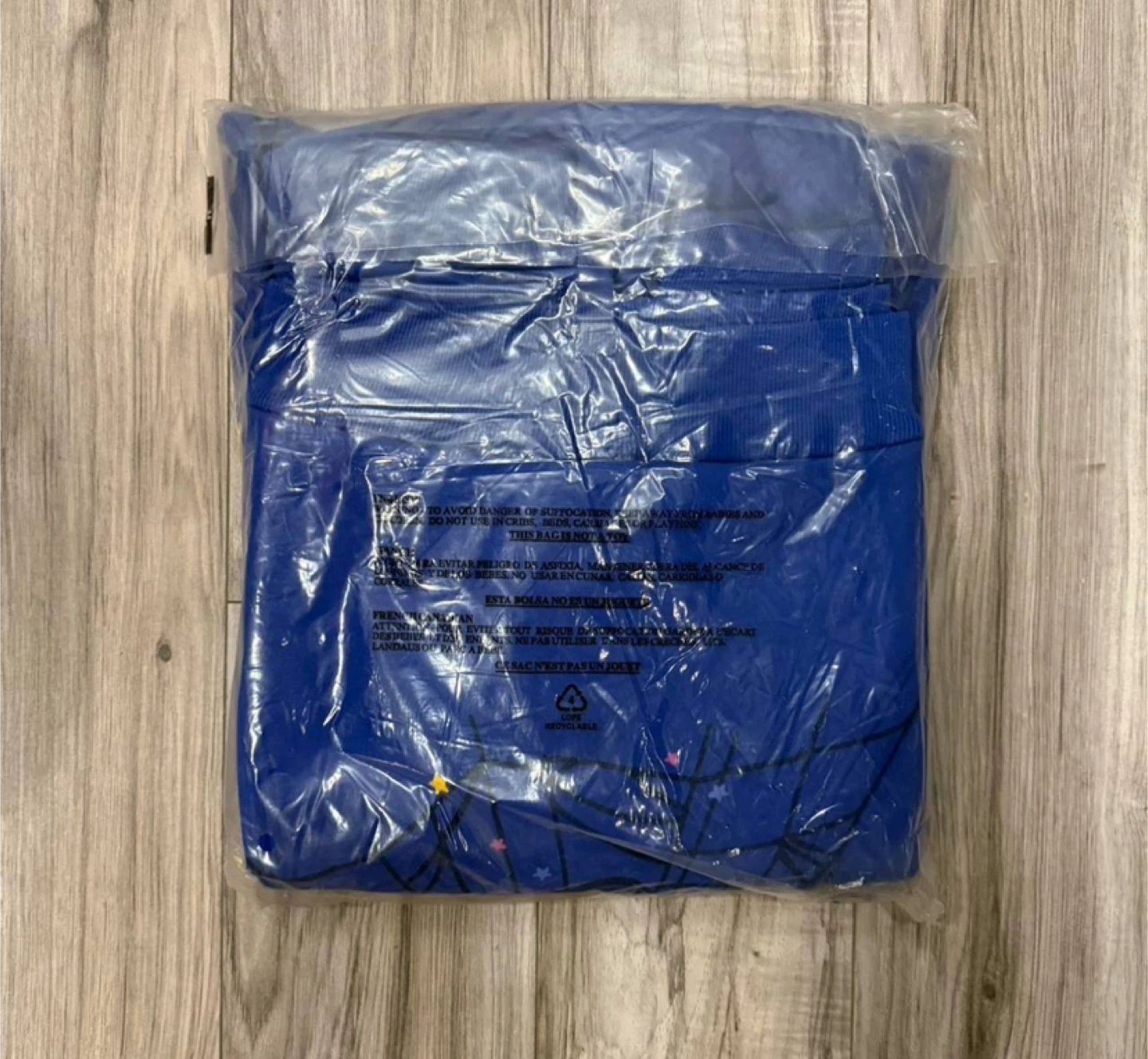 Sp5der Marina Blue Web Hoodie - All Sizes - photo 2