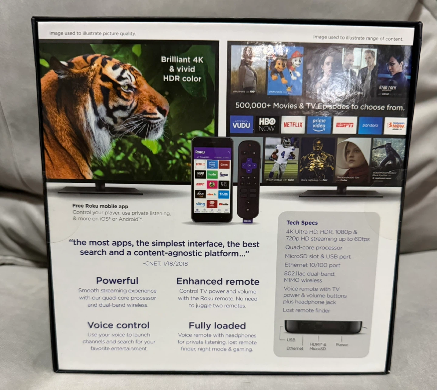 Roku Ultra 4K Streaming Media Player with JBL Headphones - photo 2