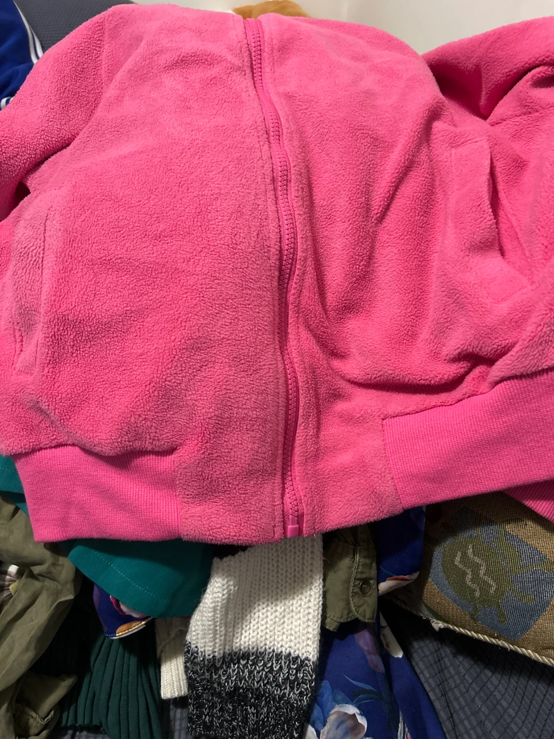 Bag filled with M/L clothing