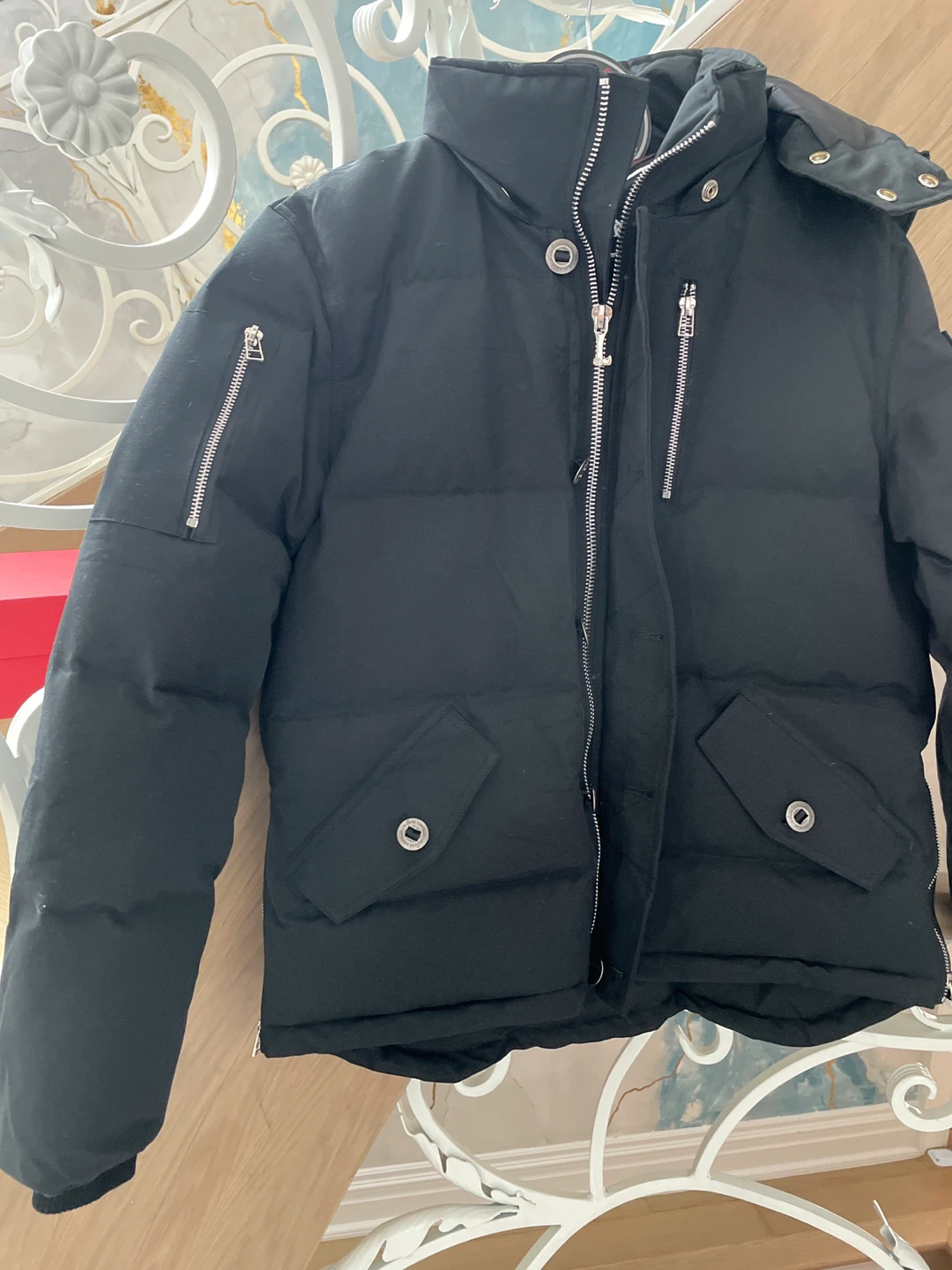 Moose Knuckles Black Down Filled Puffer Jacket M/M - photo 2