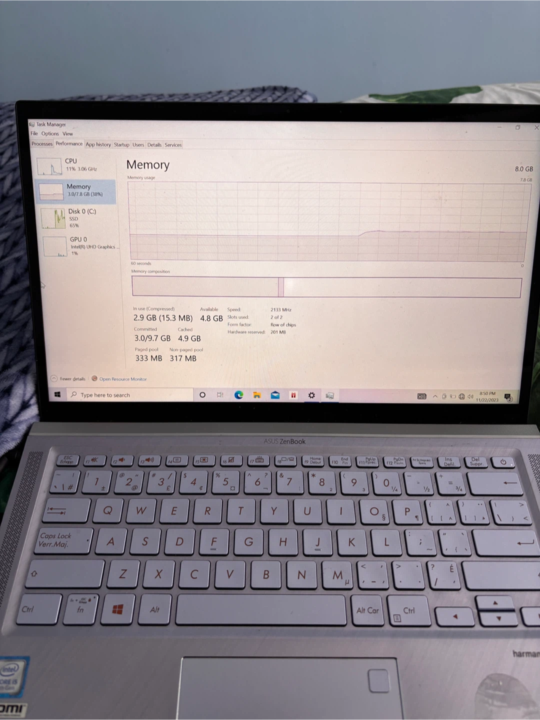 ASUS ZenBook Laptop UX431F - i7 512GB SSD 8GB RAM Windows 10 - photo 4