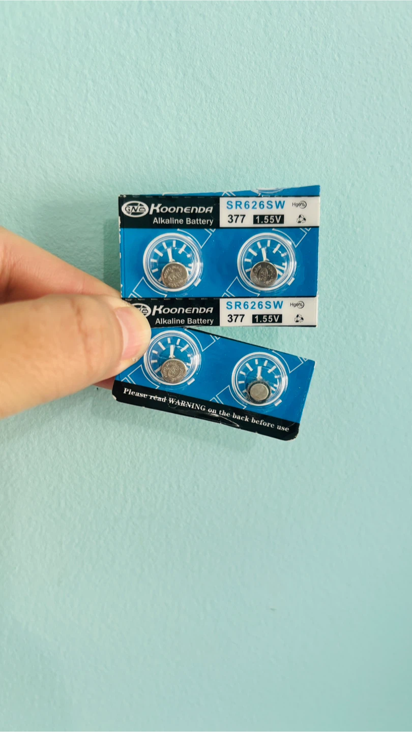 GNE Koonenda SR626SW 377 Alkaline Watch Batteries (2-Pack)