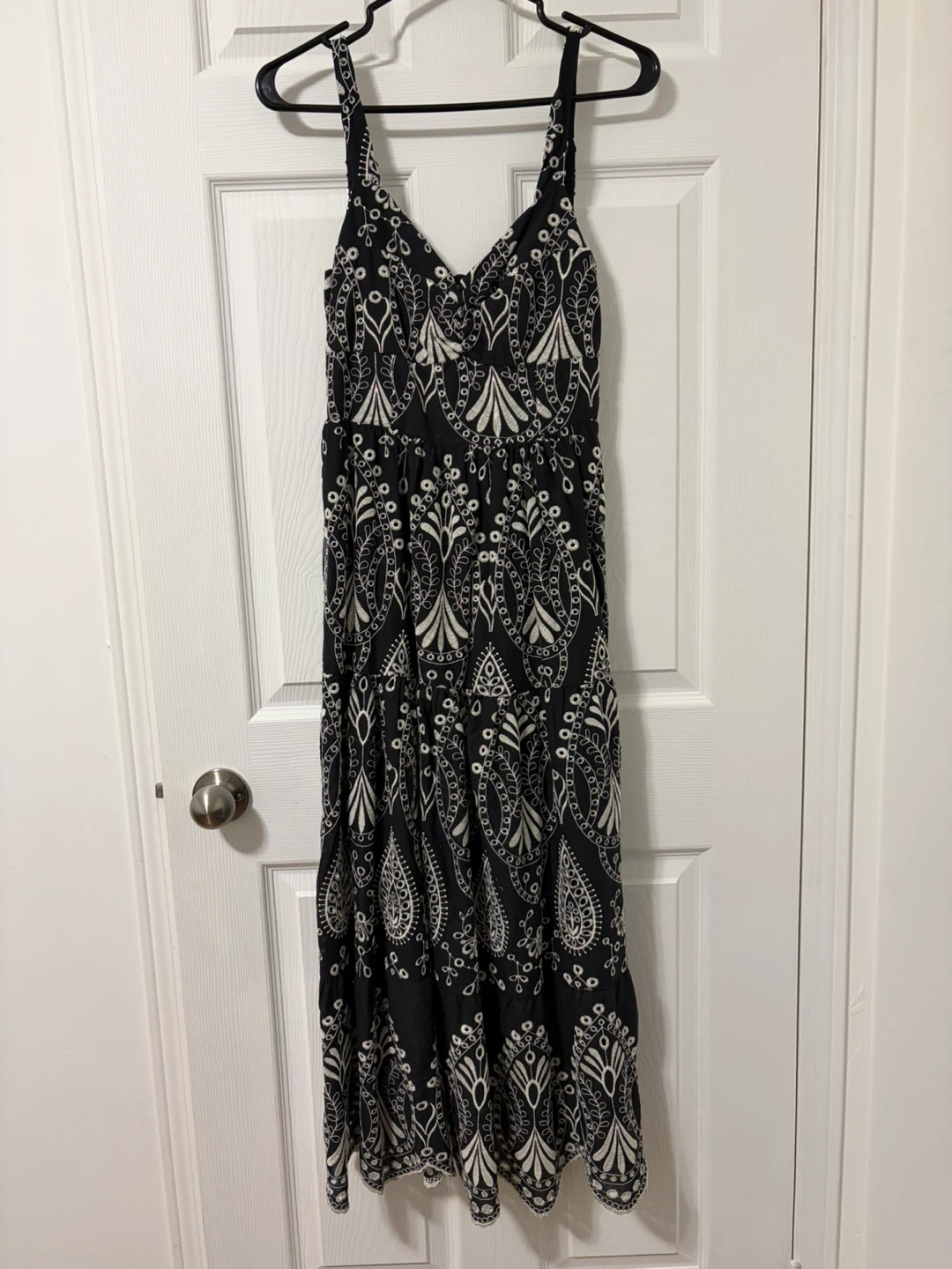 Black Tape Floral Maxi Dress