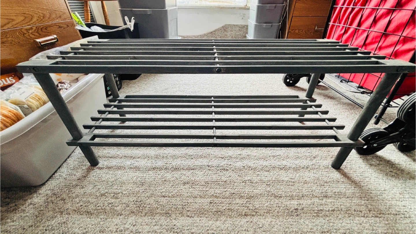 2-Tier Shoe Rack - photo 2