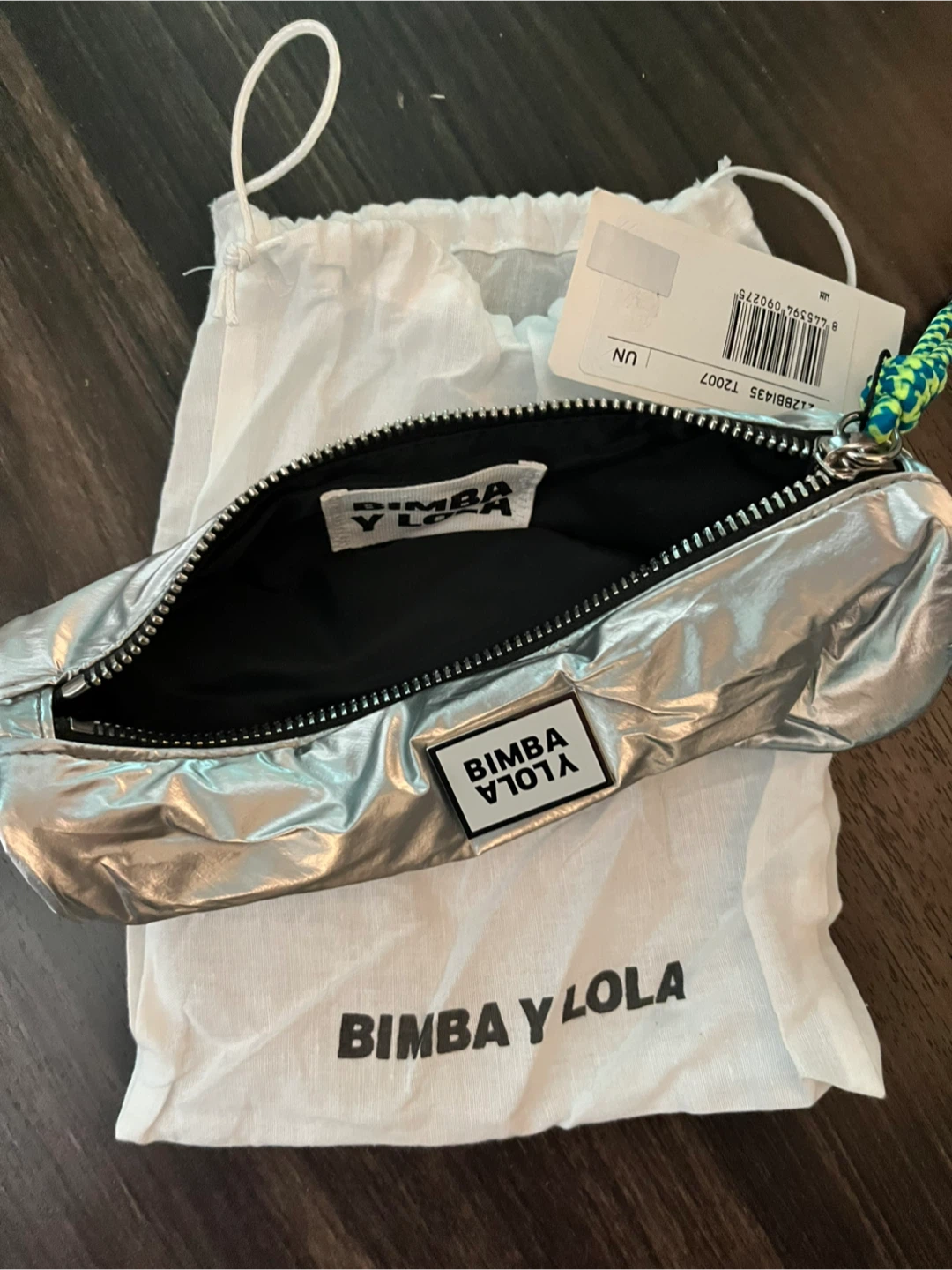 BIMBA Y LOLA Silver Pouch with Dust Bag - photo 2