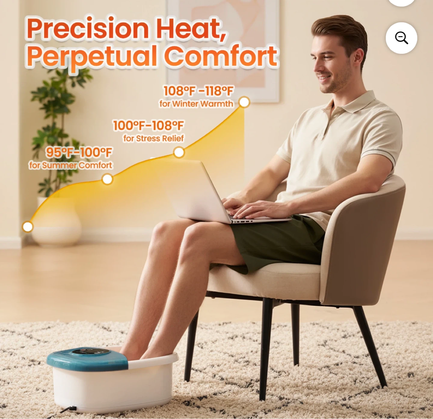 MaxKare Foot Spa Bath Massager - photo 3