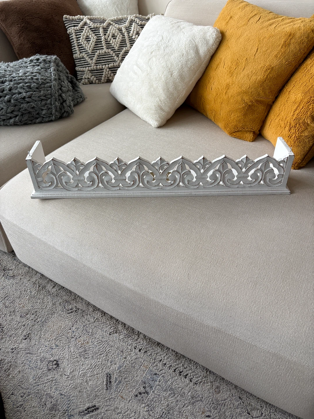 White Vintage Decorative Shelf - photo 2