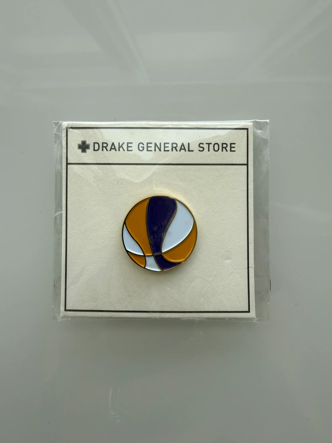 Drake General Store Lakers Basketball Lapel Pin