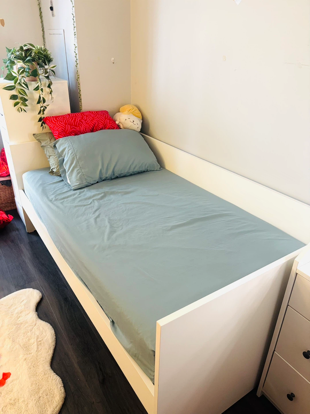 IKEA Daybed Frame - White, Twin and Mattress - photo 3