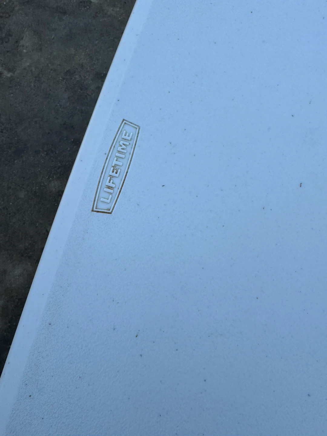 Lifetime White Plastic Folding Table - photo 3