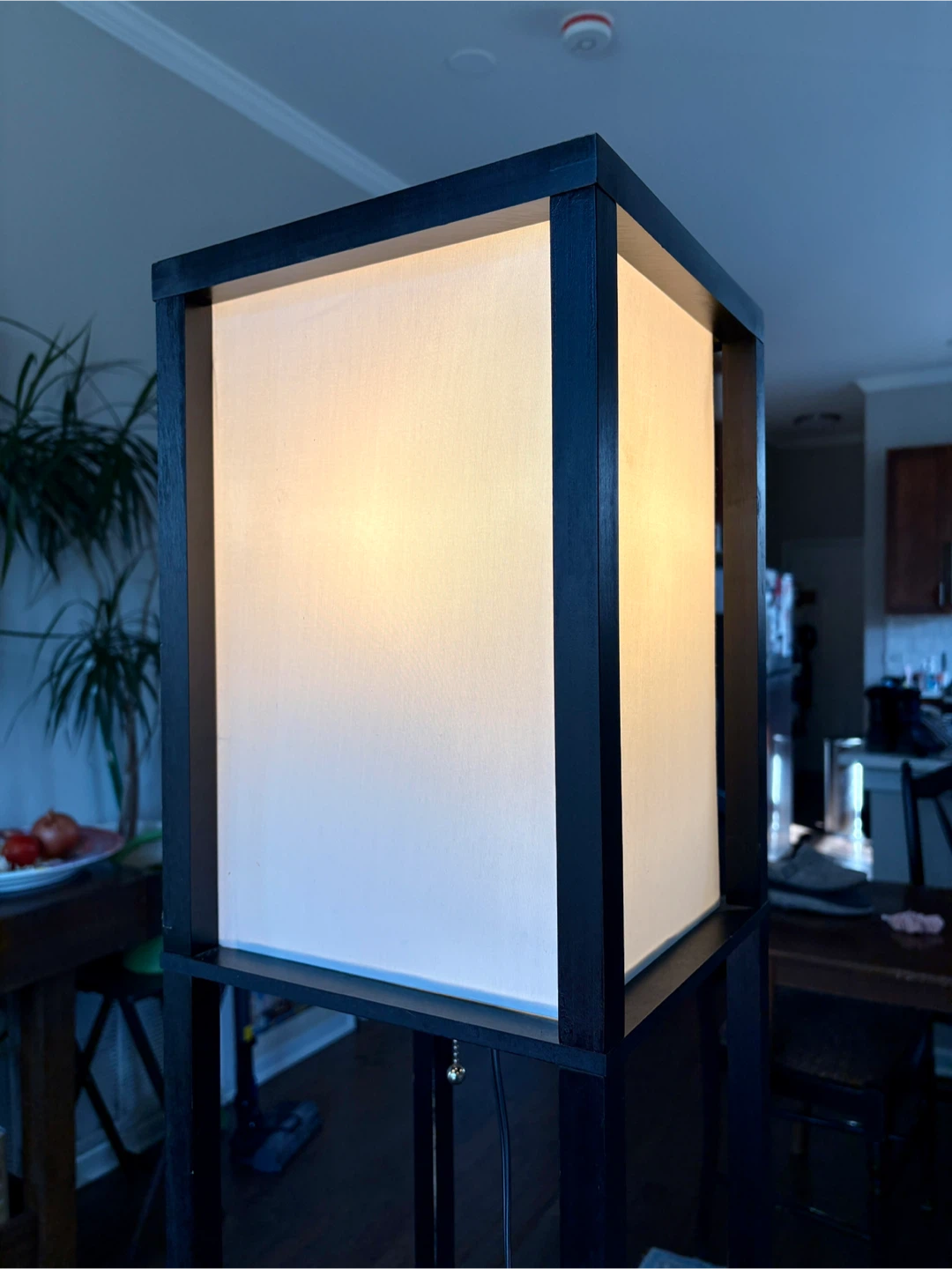 Black Floor Lamp with Shelves - photo 4