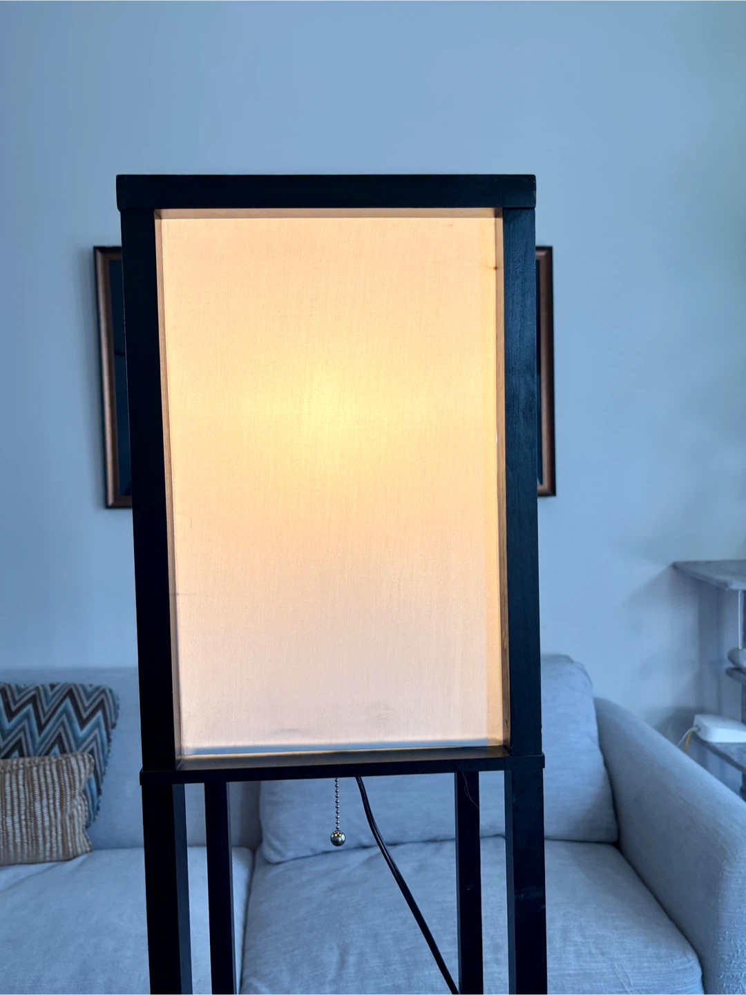 Black Floor Lamp with Shelves - photo 5