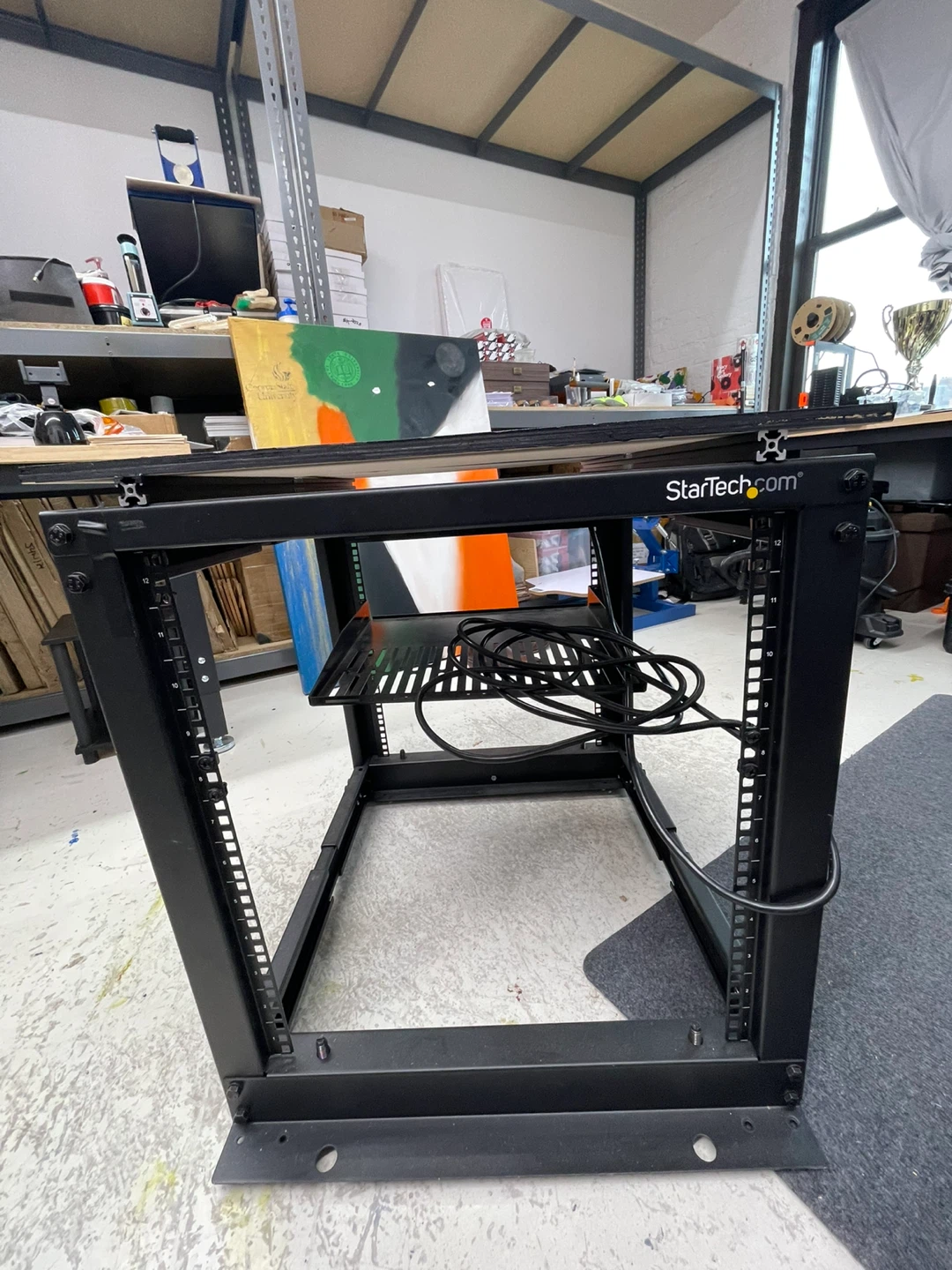 StarTech.com 4-Post 12U Open Frame Server Rack - photo 2