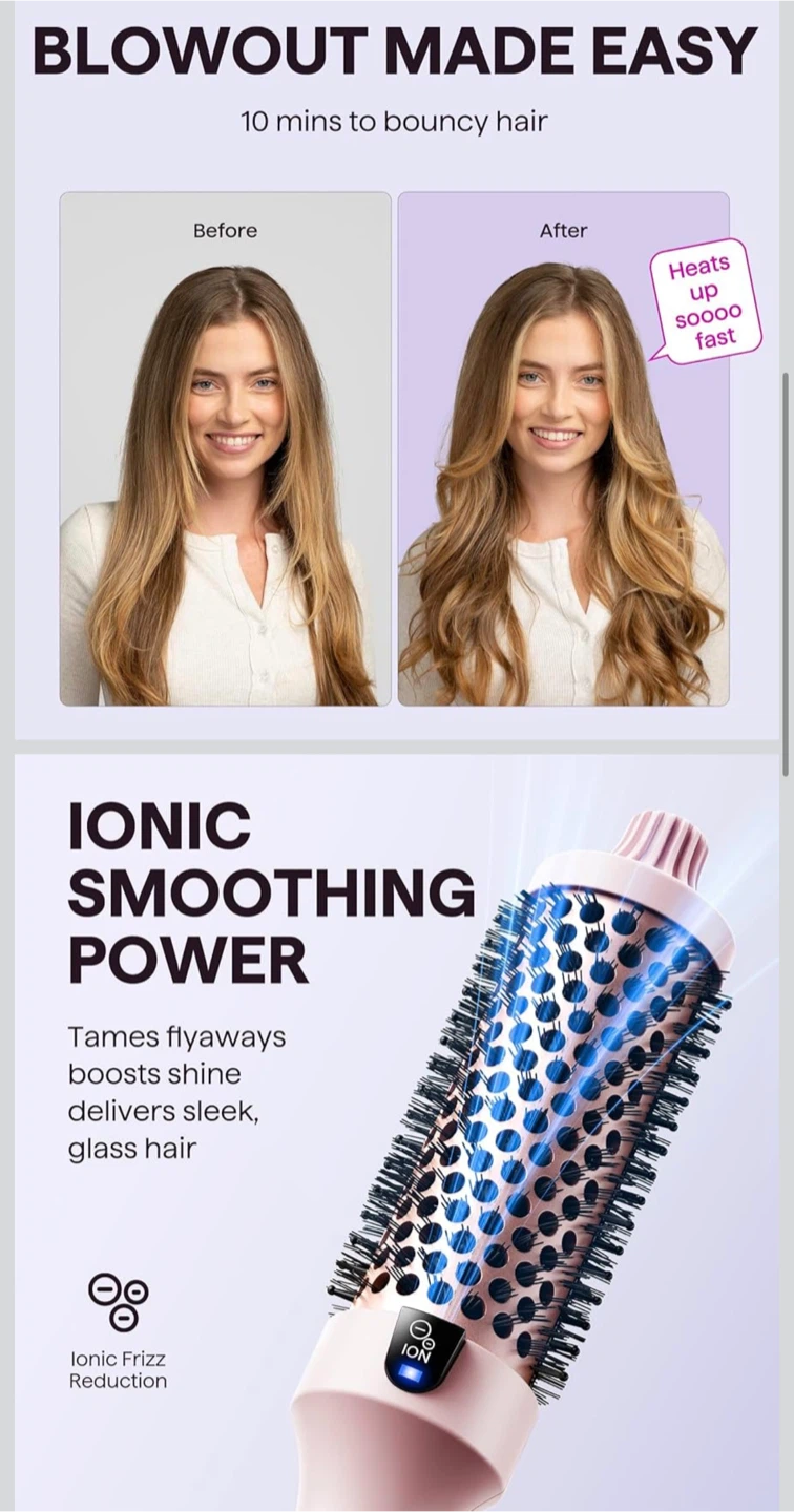 Brand New WavyTalk Thermal Brush, Blowout Boost - photo 2