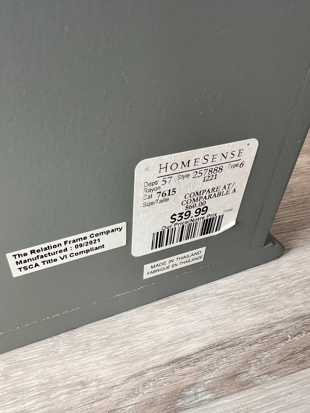 HOMESENSE Grey Desk Organizer with Drawer - photo 3