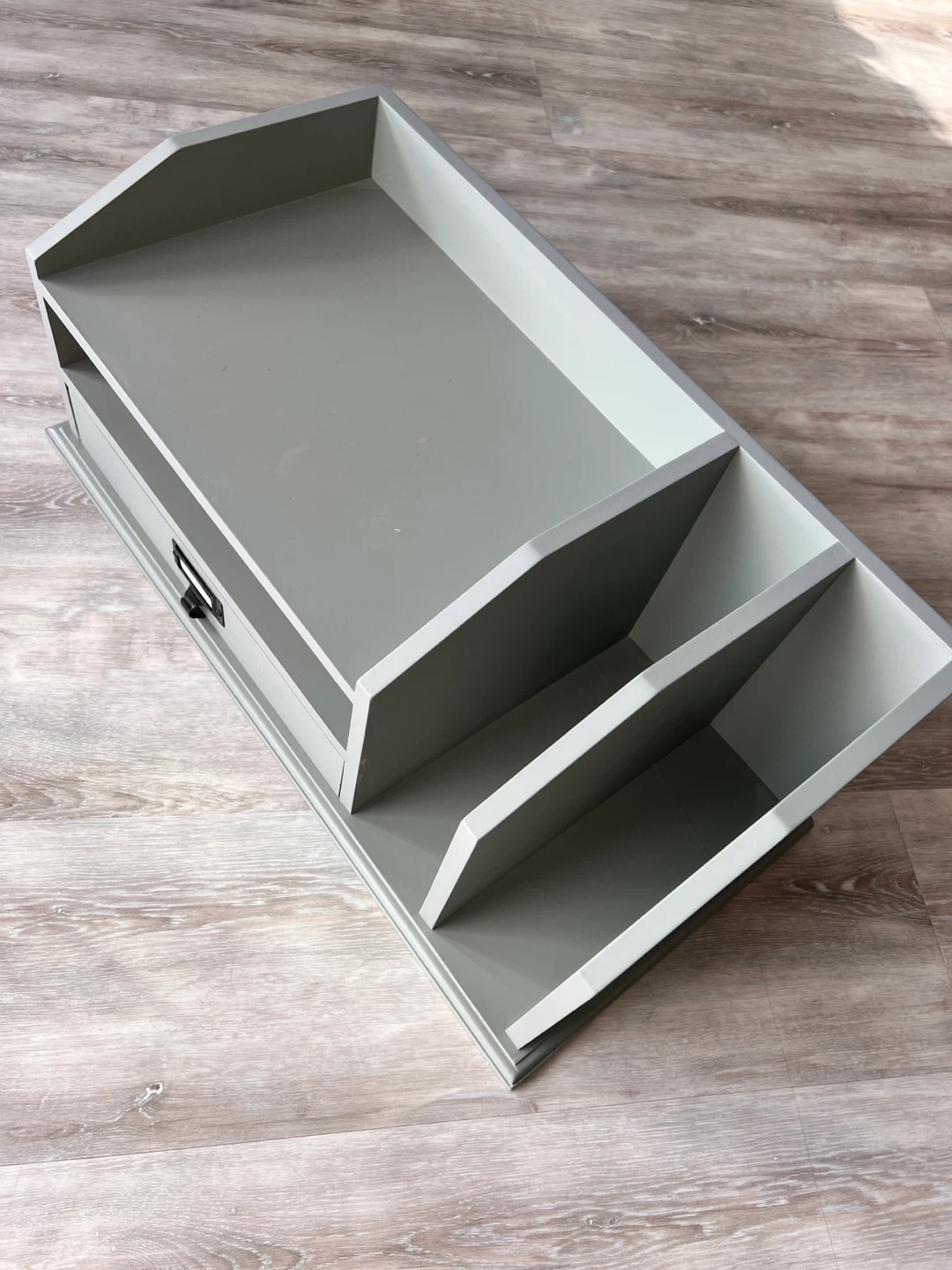 HOMESENSE Grey Desk Organizer with Drawer