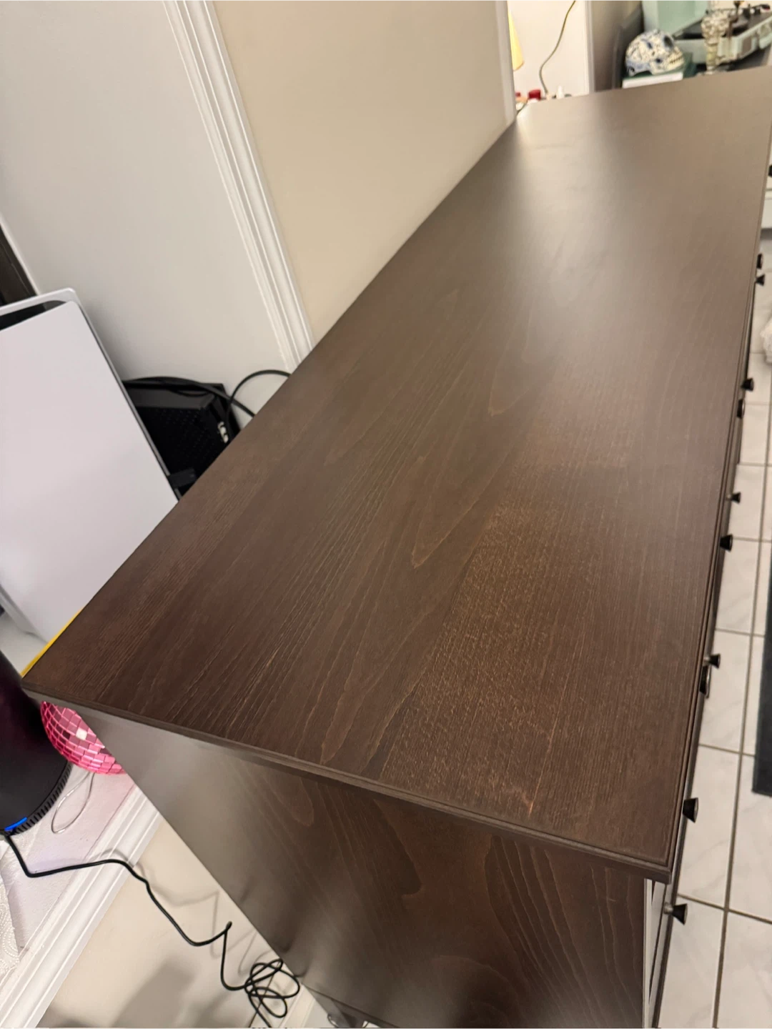 Dark Brown 6-Drawer Dresser - photo 5