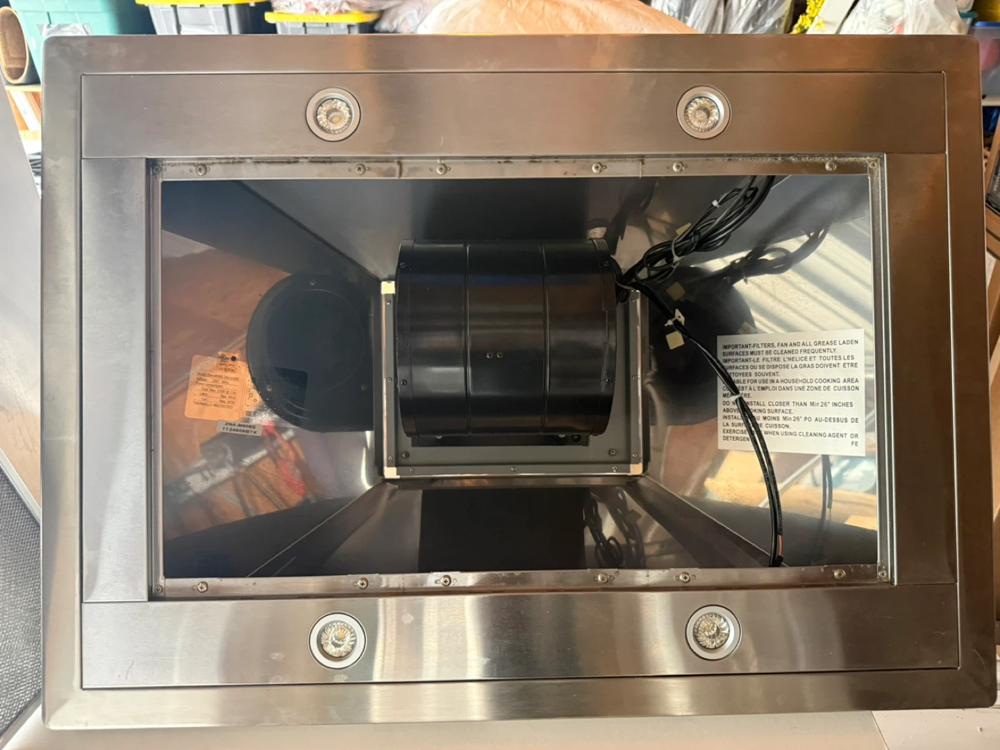 ZEPHYR Stainless Steel Range Hood 36” - photo 4