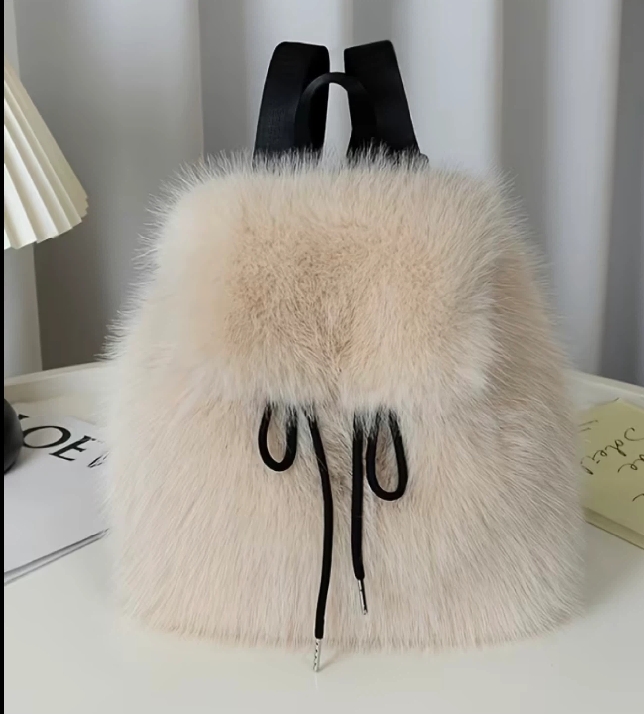 New Faux Fur Backpack