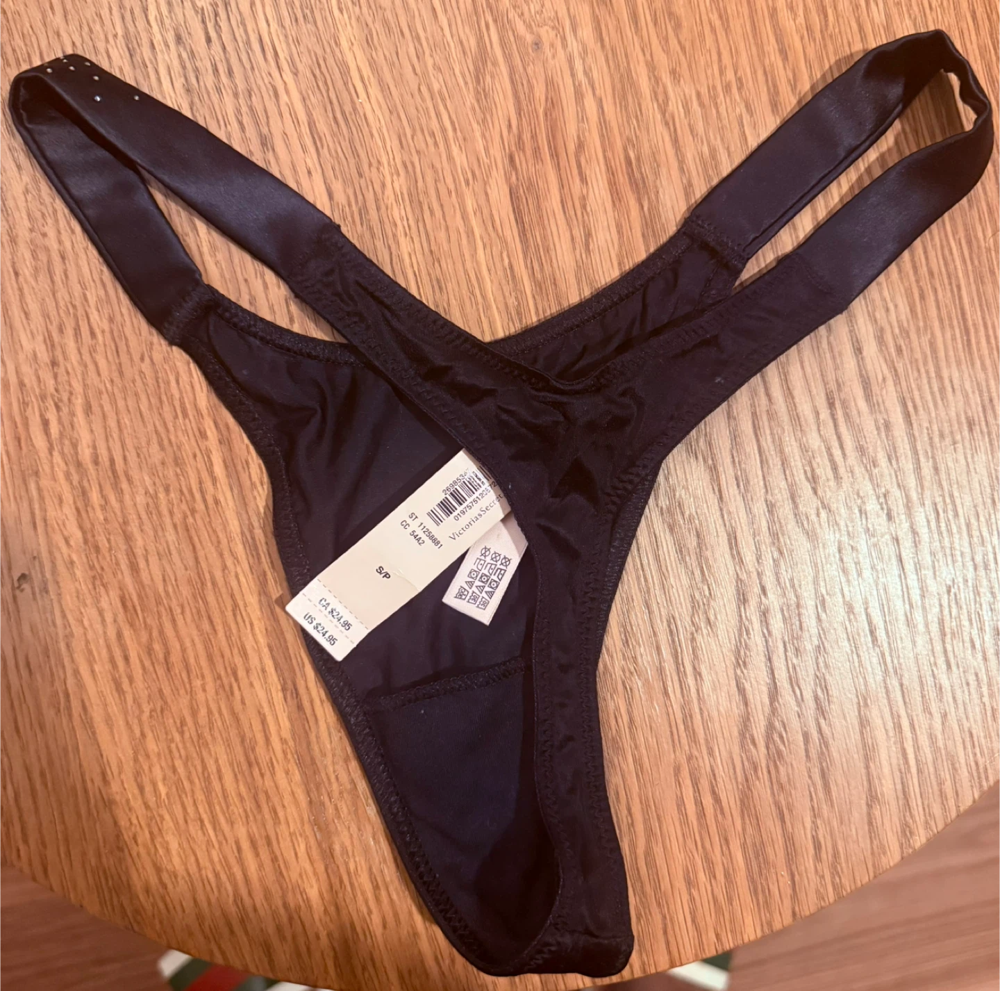 Victoria's Secret Black G-String Small/Petit - photo 2