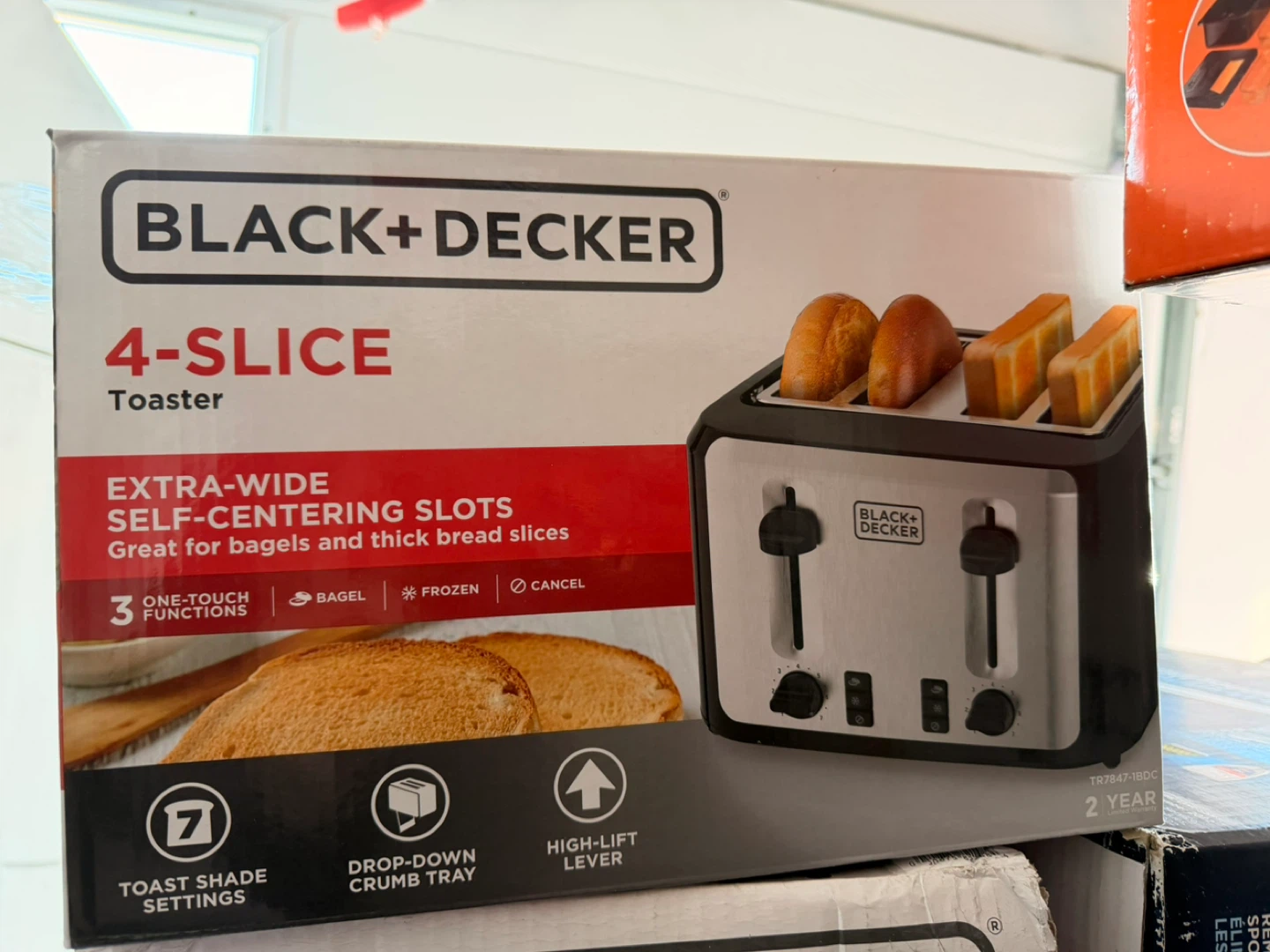 BLACK+DECKER 4-Slice Toaster