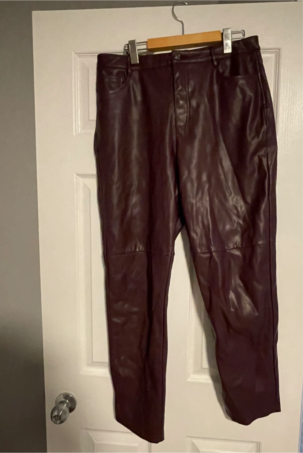 Joe Fresh Women's Faux Leather Pants Size 12