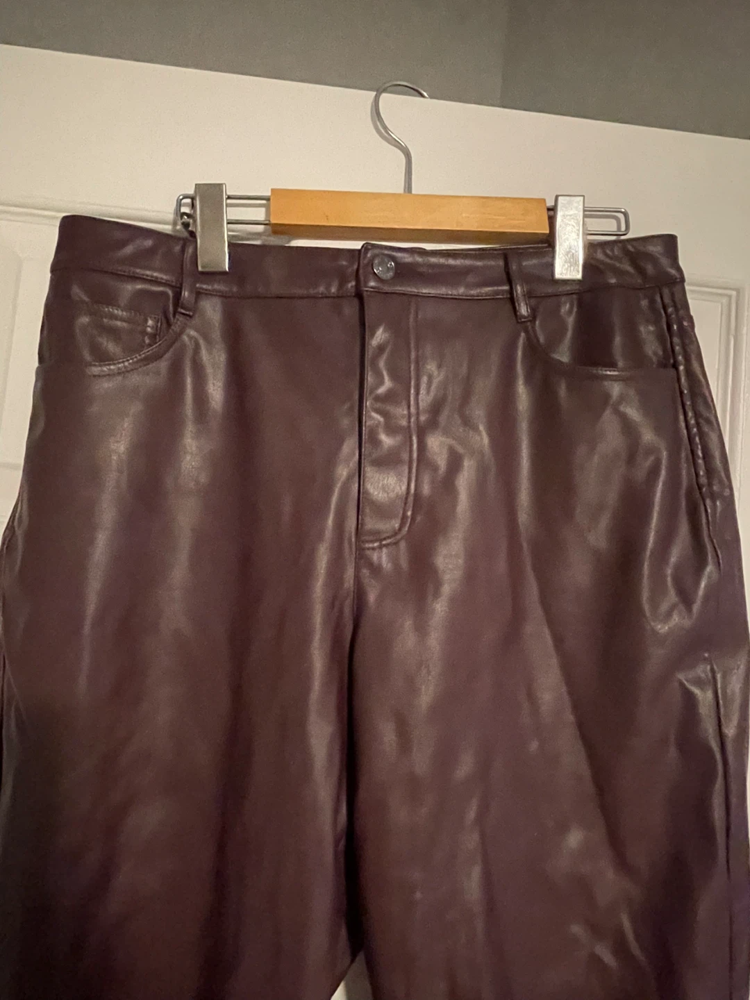 Joe Fresh Women's Faux Leather Pants Size 12 - photo 2