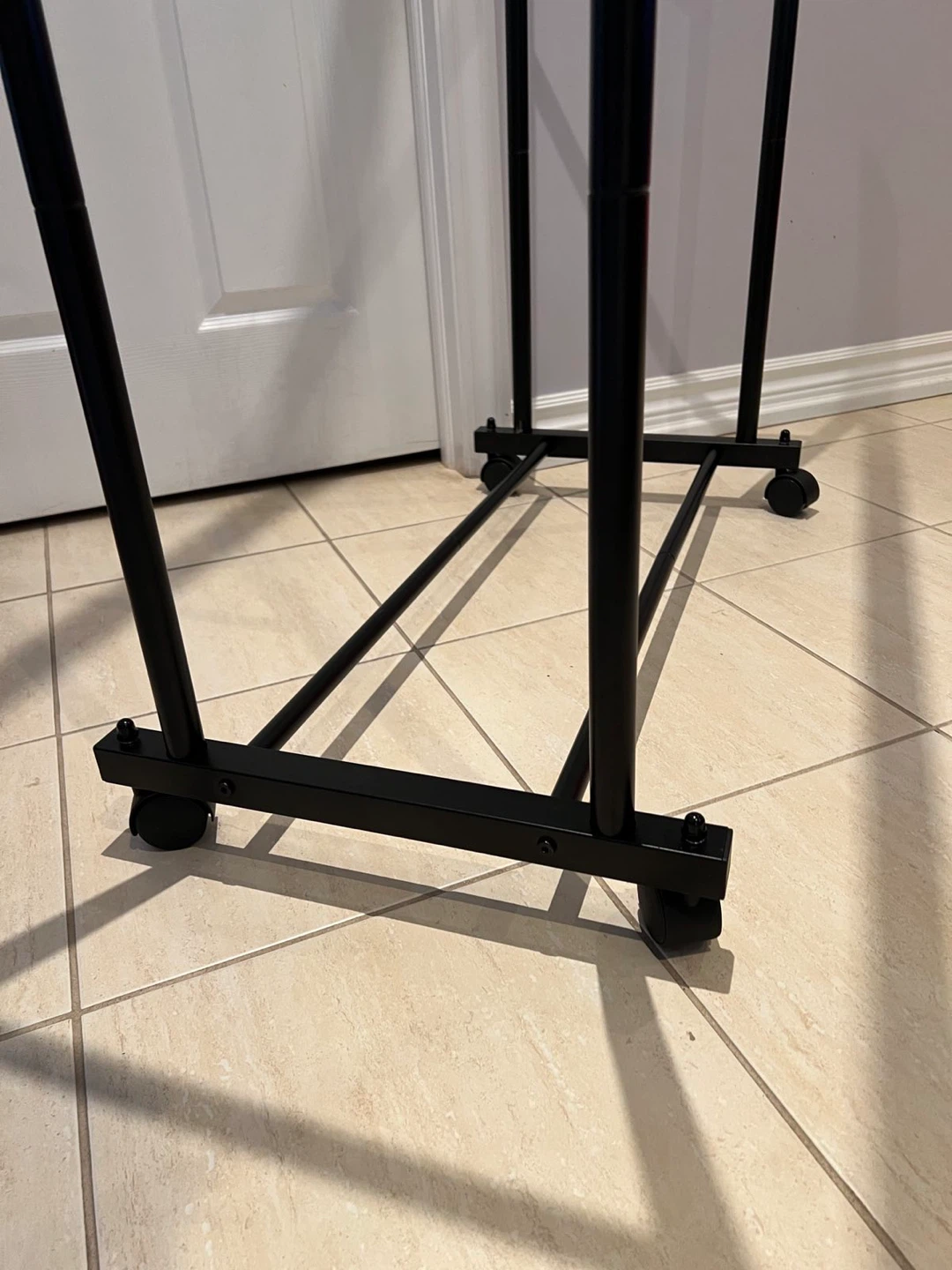 Double Garment Rack with Wheels - photo 4