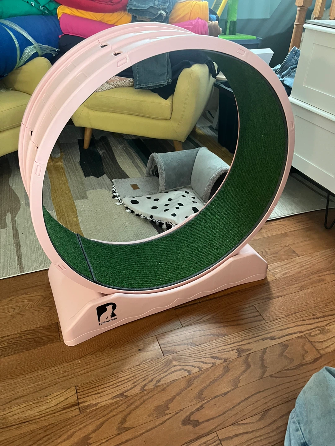 RYPetmia Pink Cat Exercise Wheel - photo 3