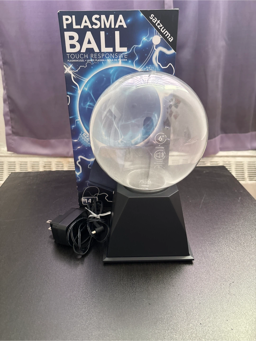Satzuma Plasma Ball - Touch Responsive