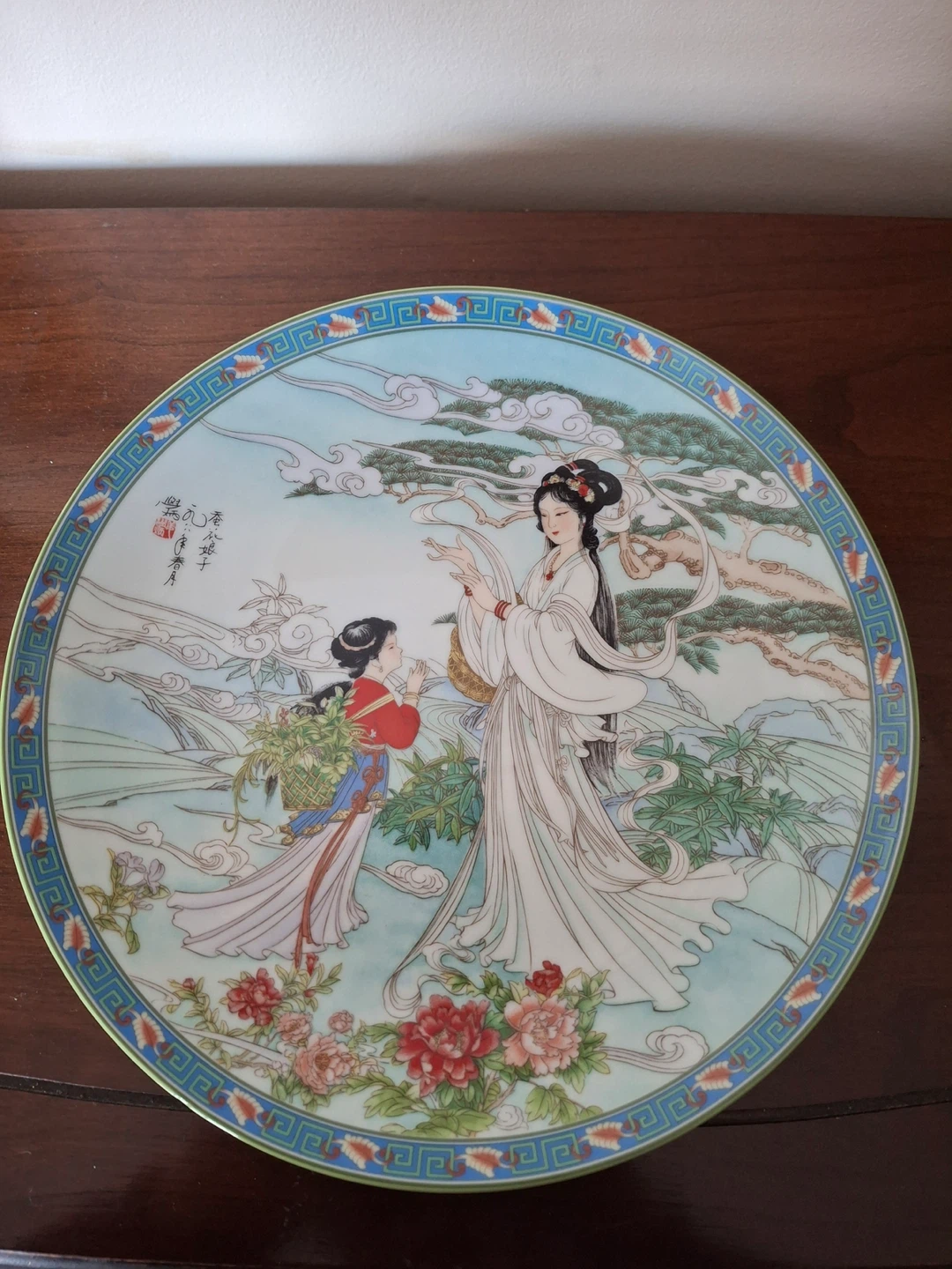 Imperial Jingdezhen porcelain decorative plate - photo 4