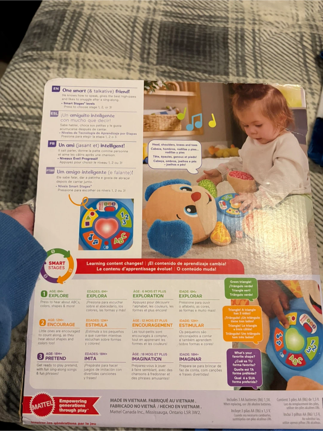 Brand New Fisher-Price Laugh & Learn Smart Stages Puppy Toy - photo 3