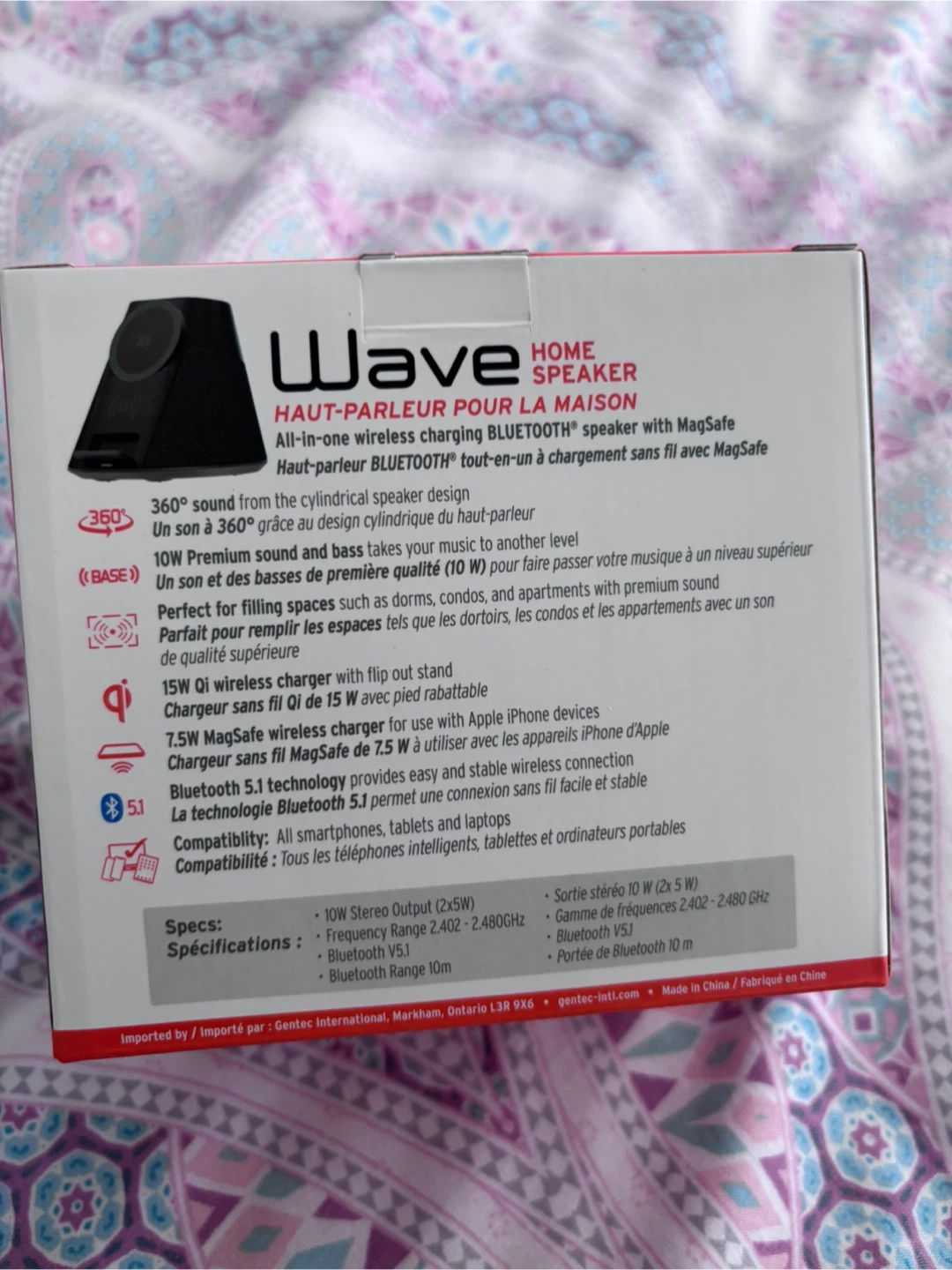iQ Wave Home Speaker with MagSafe Wireless Charger - photo 2