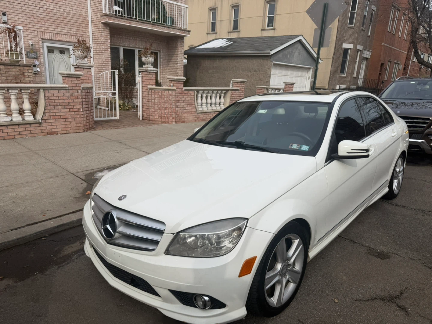 White Mercedes-Benz C300 Sedan